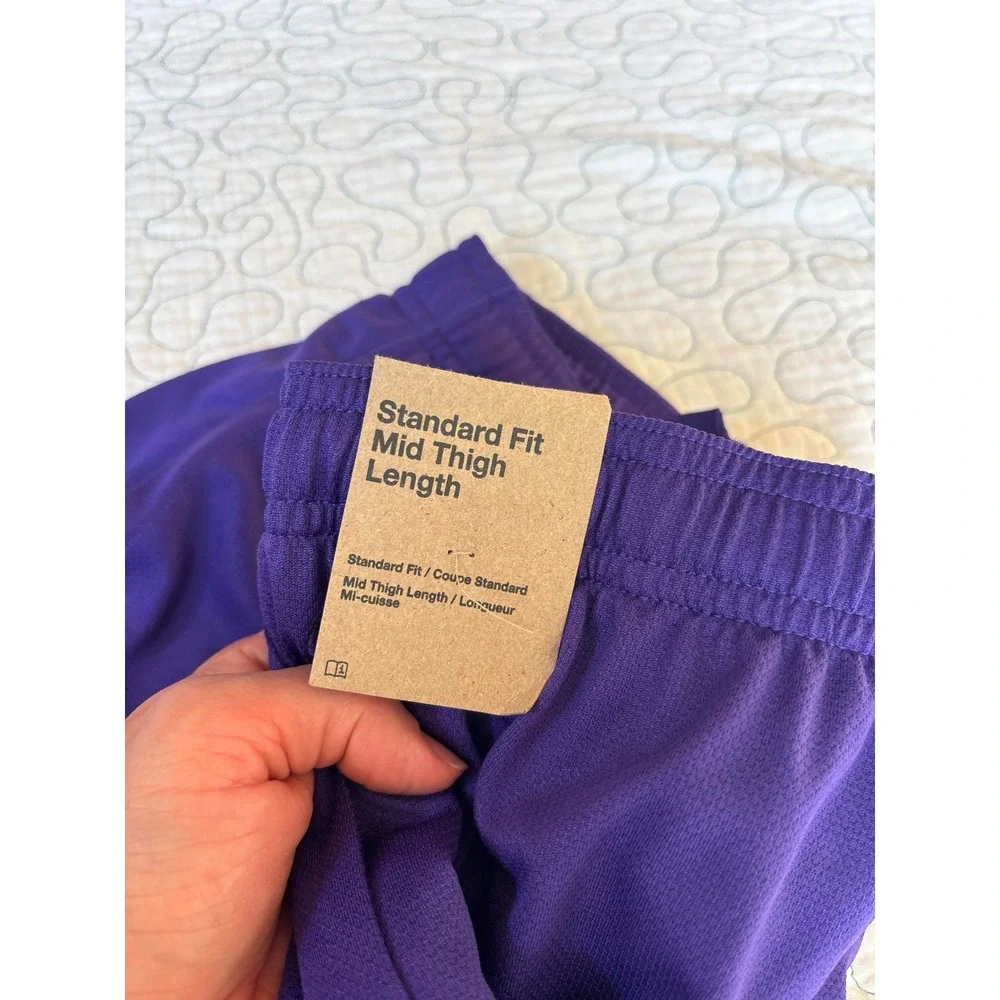 Nike Kobe Bryant Boys Dri-FIT Basketball Shorts Purple Size XL